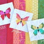 Butterfly Charm Block Paper Piecing Patterns – Lillyella   Free Printable Paper Piecing Patterns For Quilting