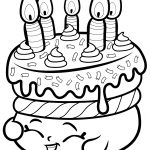 Cake Wishes Shopkin Coloring Page | Free Printable Coloring Pages   Shopkins Coloring Pages Printable Free