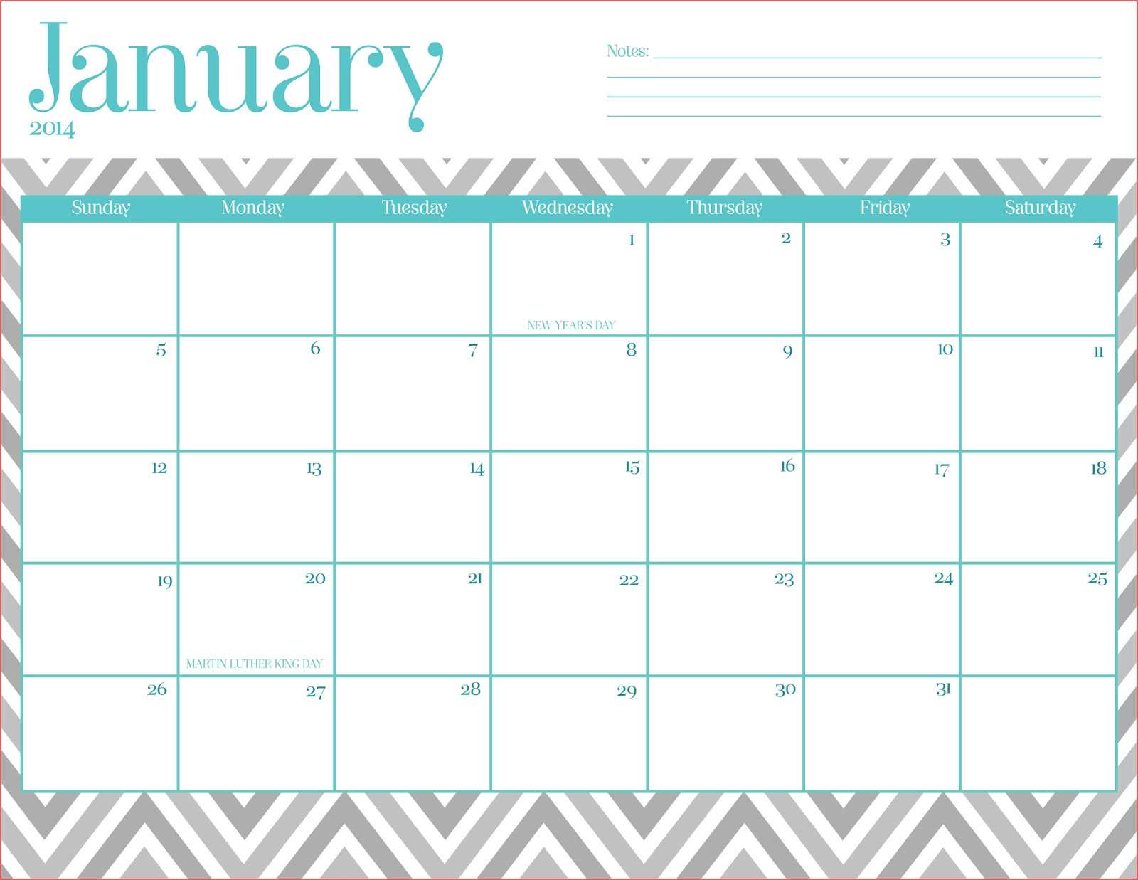 Calendar Templates Free Printable Free 2016 Calendar Printable - Free Printable Chevron Templates
