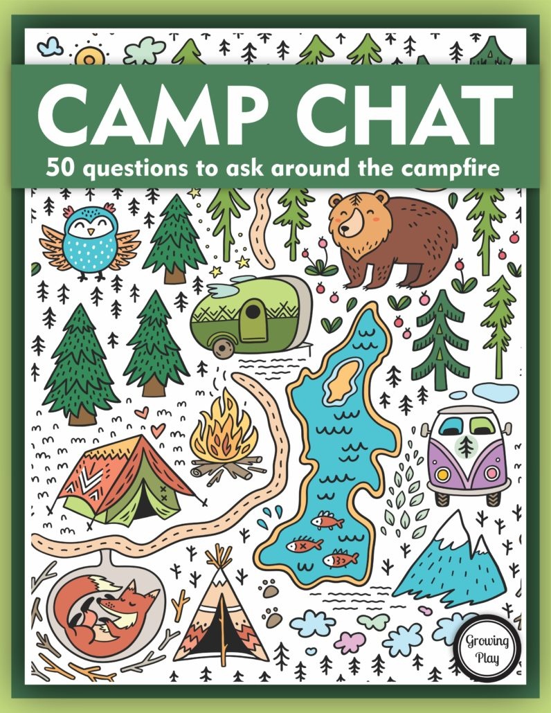 Camping Charades Game For Kids - Free Printable - Growing Play - Free Printable Camping Games