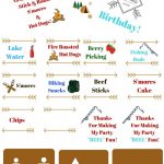 Camping Themed Birthday Party Ideas, Camping Party Food & Free   Free Camping Party Printables