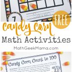 Candy Corn Math: Hands On Activities {With Free Printables}   Free Printable Candy Corn