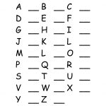 Capital Letter Worksheets Printable | Alphabet And Numbers Learning   Free Printable Alphabet Letters Upper And Lower Case