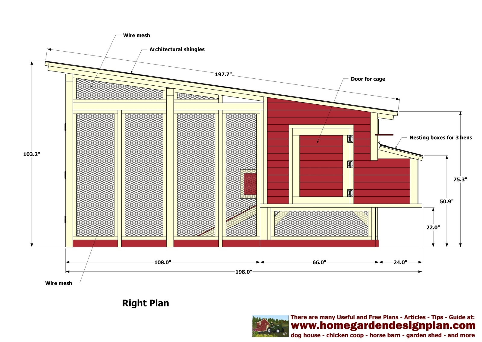 Chicken Coop Plans Pdf Free | Venpa - Free Printable Chicken Coop Plans