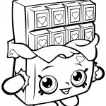 Chocolate Cheeky Shopkin Coloring Page | Free Printable Coloring   Shopkins Coloring Pages Printable Free