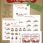 Christmas Cookie Exchange Printables Penguin Theme ~ Free   Free Christmas Cookie Exchange Printable Invitation