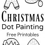 Christmas Dot Painting {Free Printables} | Christmas! | Christmas   Free Dot Painting Printables