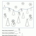 Christmas Maths Worksheets   Free Printable Christmas Worksheets For Third Grade