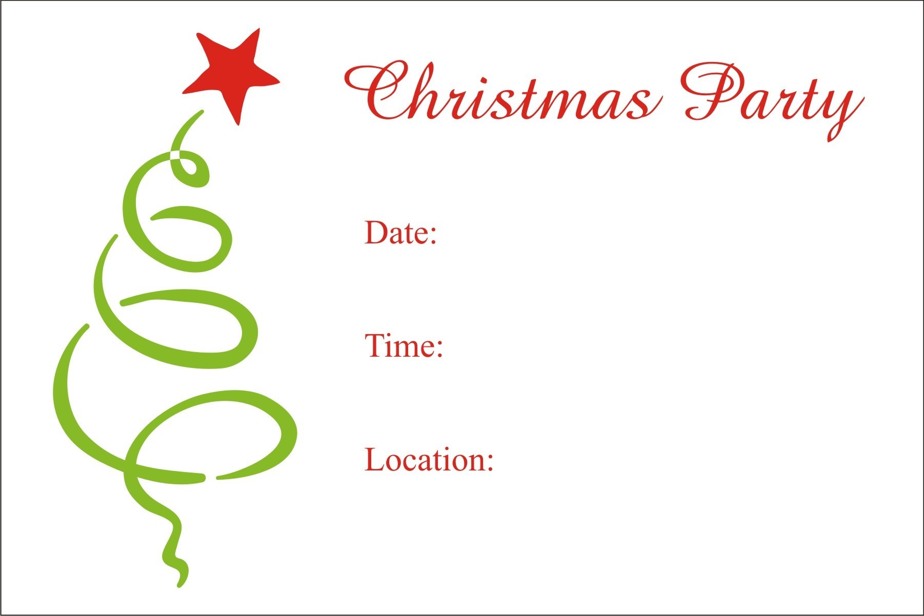 Christmas Party Free Printable Holiday Invitation Personalized Party - Free Printable Christmas Party Invitations