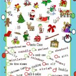 Christmas Pictionary | Christmas Party Games & Food | English   Free Printable Christmas Pictionary Words