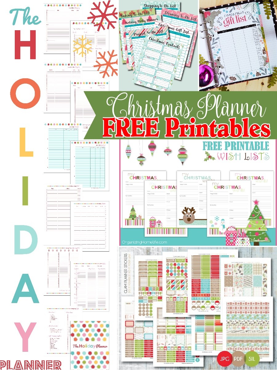 Christmas Planner Free Printables - The Scrap Shoppe - Free Printables Com