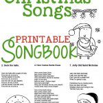 Christmas Songs For Kids – Free Printable Songbook! A Coloring Book   Free Printable Christmas Programs