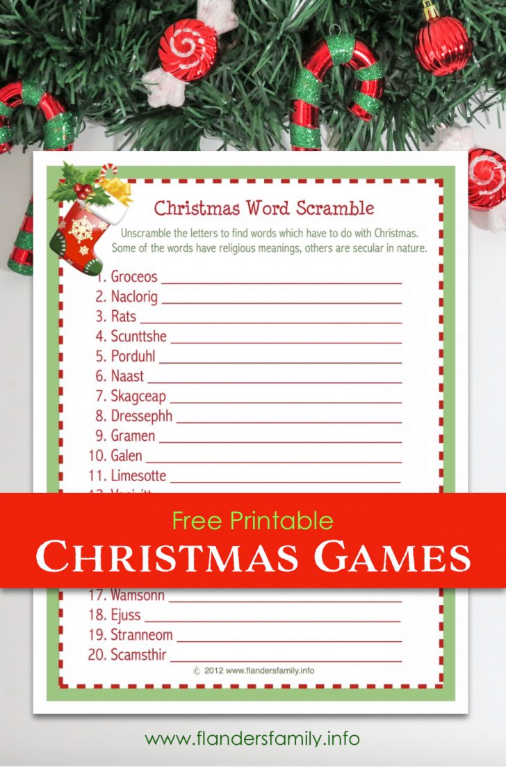 Free Printable Christmas Games And Puzzles