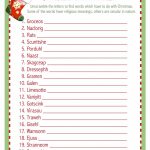 Christmas Word Scramble (Free Printable)   Flanders Family Homelife   Free Printable Christmas Games For Adults