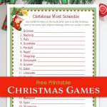 Christmas Word Scramble (Free Printable)   Flanders Family Homelife   Free Printable Christmas Word Scramble With Answers