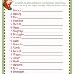Christmas Word Scramble (Free Printable) | Games | Pinterest   Free Printable Christmas Word Scramble With Answers