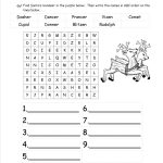 Christmas Worksheets And Printouts   Free Printable Christmas Worksheets