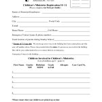 Church Enrollment Form Template | Registration Form   King Road Mb   Free Printable Vbs Registration Forms
