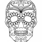 Click Here To Download The Pdf For The Sugar Skull Printable. Sugar   Free Printable Sugar Skull Pumpkin Stencils