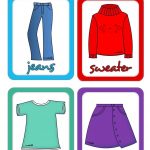 Clothes And Accessories   Flashcards Worksheet   Free Esl Printable   Free Printable Clothing Flashcards