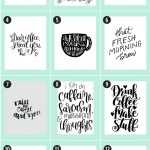 Coffee Free Printables: 180+ Ultimate Guide • Little Gold Pixel   Free Printable Coffee Bar Signs