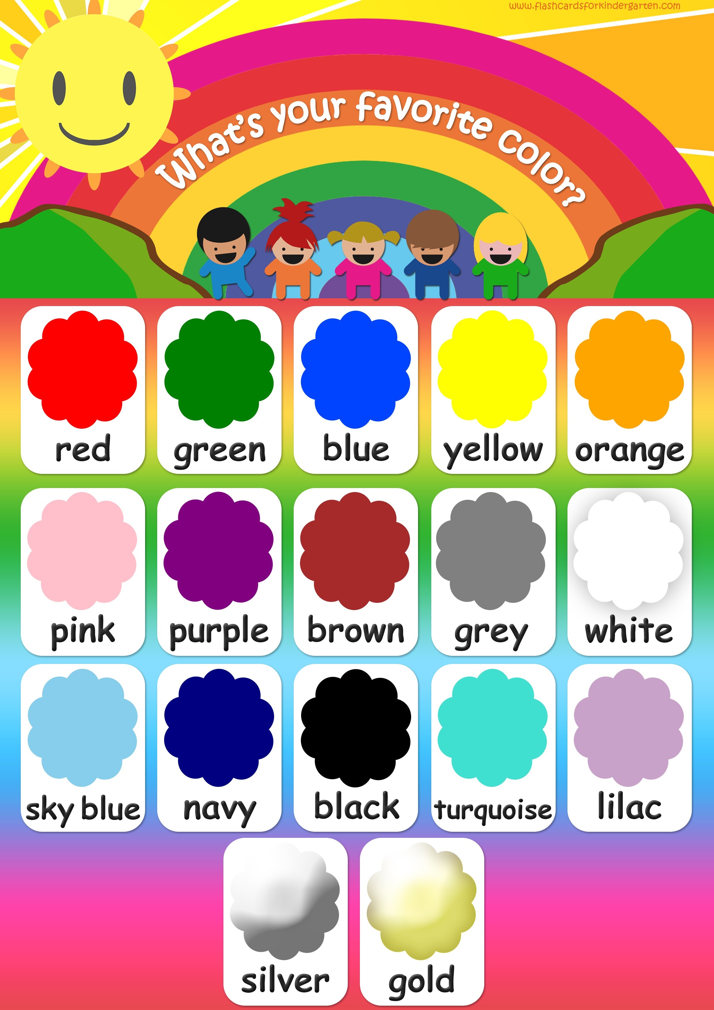 Free Printable Colour Flashcards Free Printable