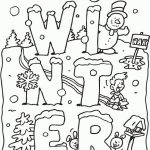 Coloring: 33 Remarkable Winter Coloring Pages For Kids Photo Ideas.   Free Printable Winter Coloring Pages