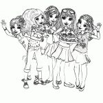 Coloring Book World ~ Coloring Book World Printable Lego Friends   Free Printable Lego Friends Coloring Pages