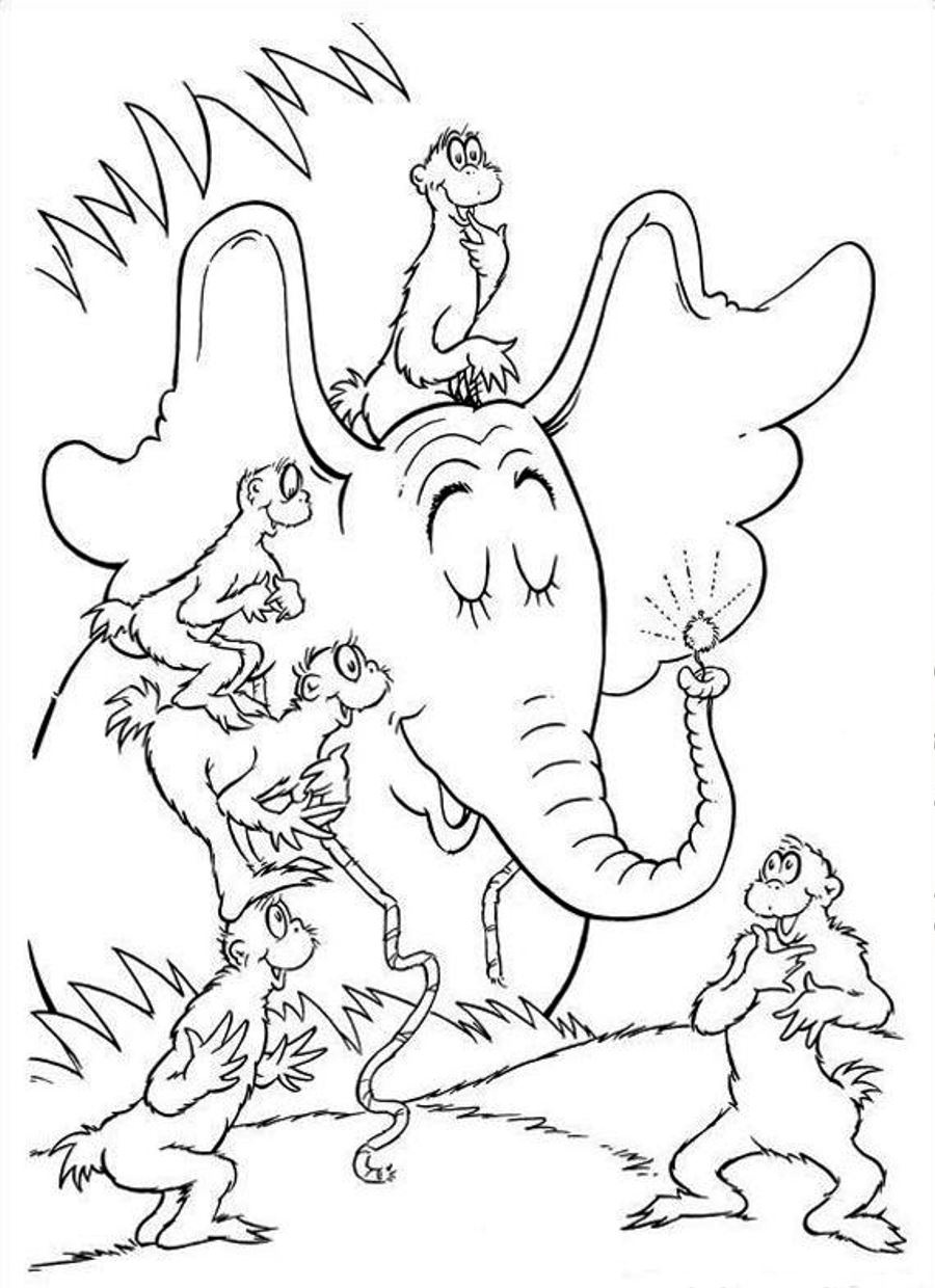 Coloring ~ Coloring Happy Birthday Dr Seuss Pages Neuhne Me Suess - Free Printable Dr Seuss Coloring Pages