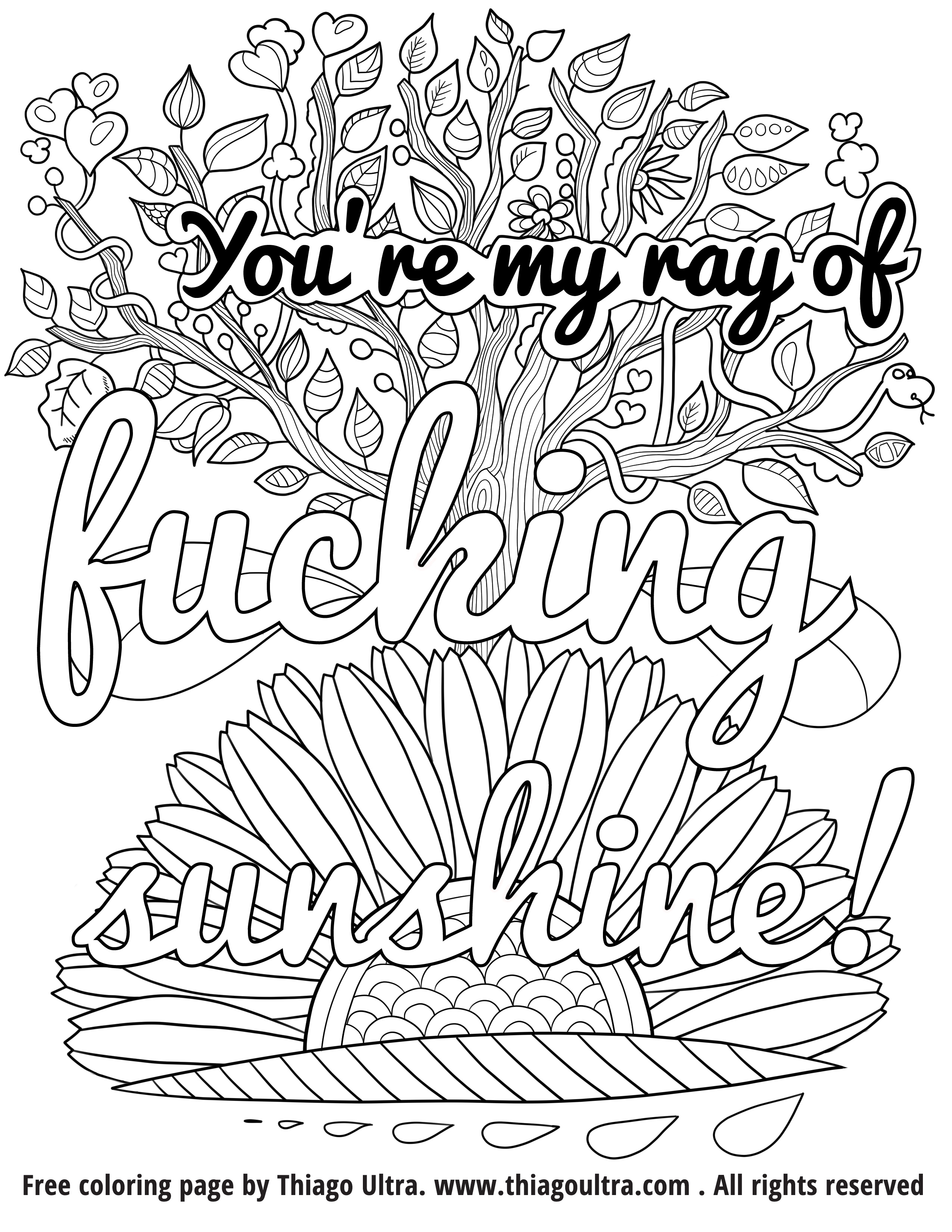 Coloring Ideas : 1840D37706A73E0C394A077851E5964E_Focus Free - Free Printable Coloring Pages For Adults Only Swear Words