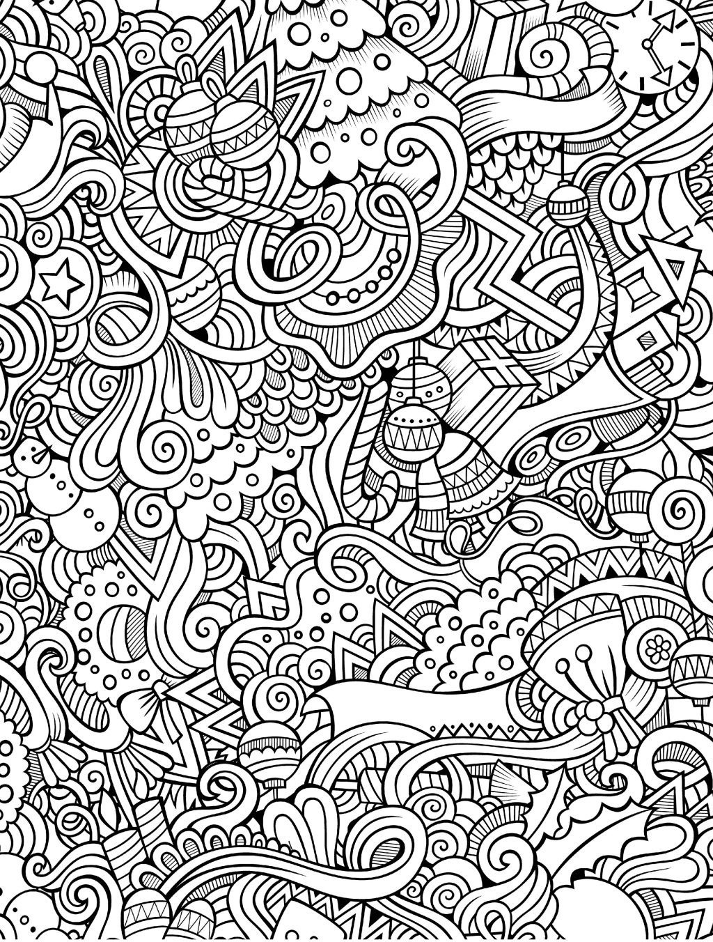 Coloring Ideas : Coloring Book For Adults Pdf Page Cartoon Santa - Free Printable Coloring Books Pdf