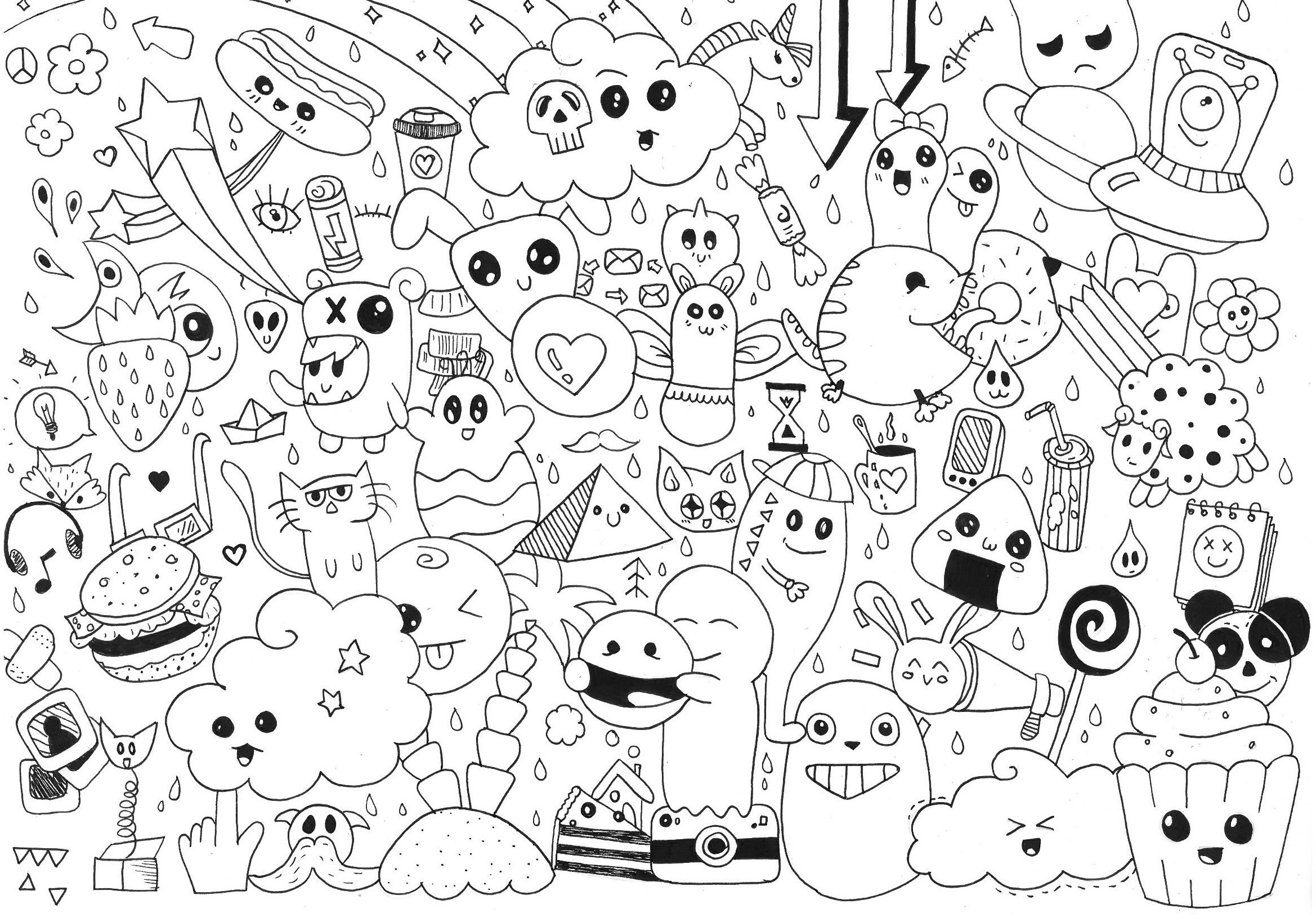 Coloring Ideas : Coloring Page Amazing Doodle Art Pages Gaming - Free Printable Doodle Art Coloring Pages