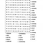 Coloring ~ Large Print Word Search Printable Free Picnic Foods   Free Printable Extra Large Print Word Search