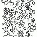 Coloring Pages : Springring Pages Free Printable Outstanding Picture   Free Printable Spring Coloring Pages For Adults