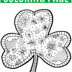 Coloring ~ Shamrock Coloring Pages Hellokids Com Saint Patrick Page   Free Catholic Coloring Pages Printables