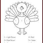 Colornumber Cornucopia | Craft Ideas | Thanksgiving Activities   Free Printable Thanksgiving Crafts For Kids
