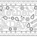 Colouring Mothers Day Card Free Printable Template   Free Printable Mothers Day Card From Dog