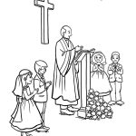 Communion Coloring Printables | Firstcommunion Coloring Pages   Free   Free Catholic Coloring Pages Printables