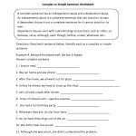 Complex Or Simple Sentences Worksheet | Education | Common Core   Free Printable Simple Sentences Worksheets