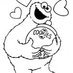 Cookie Monster / Cookie Jar (Coloring Pages) | Coloring Pages   Free Printable Sesame Street Coloring Pages