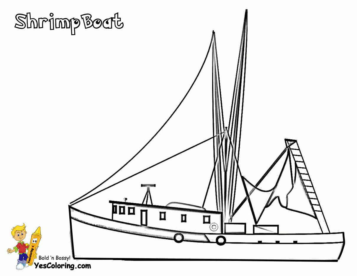 Coolest Boat Printables | Free| Boat Coloring Pages | Water Craft - Free Printable Boat Pictures