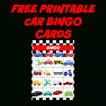 Coolest Car Birthday Ideas   My Practical Birthday Guide In 2019   Free Printable Car Bingo
