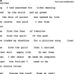 Country, Southern And Bluegrass Gospel Song Im Free Lyrics   Gospel Song Lyrics Free Printable