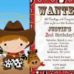 Cowboy Birthday Party Invitations — Birthday Invitation Examples   Free Printable Cowboy Birthday Cards