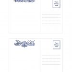 Crafting With Style: Free Postcard Templates | Postcards | Postcard   Free Printable Postcard Template