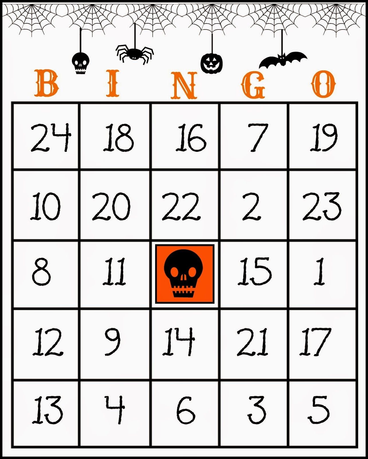 Crafty In Crosby: Free Printable Halloween Bingo Game | Halloween - Free Printable Halloween Bingo Cards