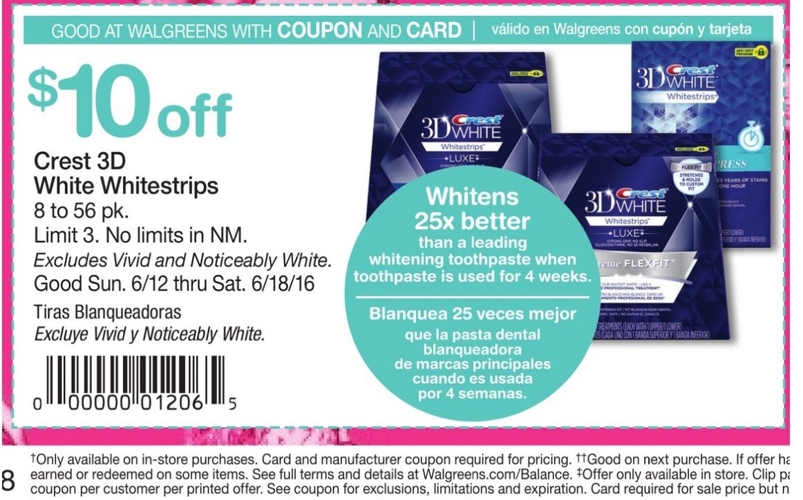 Crest White Strip Coupons 2018 : Harcourt Outlines Coupons - Free Printable Crest Coupons