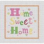 Cross Stitch Patterns Free Printable | Home Sweet Home Free Chart   Cross Stitch Patterns Free Printable
