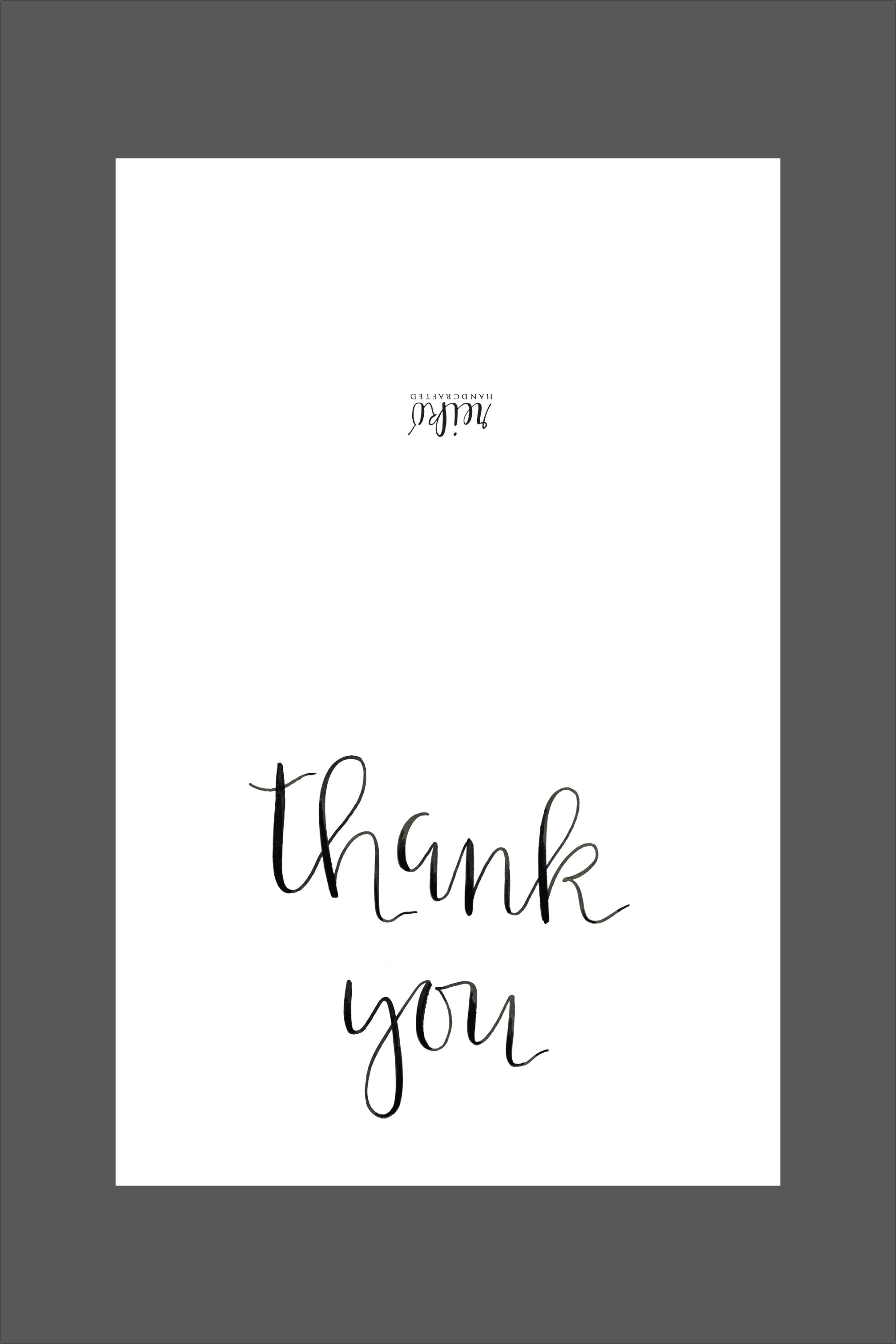 Custom, Specialty Sugar Cookies And Pastries :: Hot Hands Bakery - Free Printable Thank You Cards Black And White