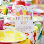 Cute And Colorful Tutti Frutti Birthday Party | Free Printables   Tutti Frutti Free Printables